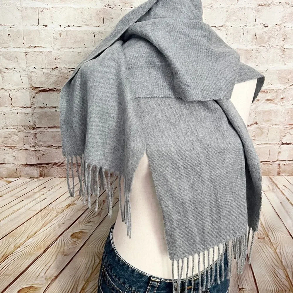 Steve Madden lightweight fringe acrylic scarf
